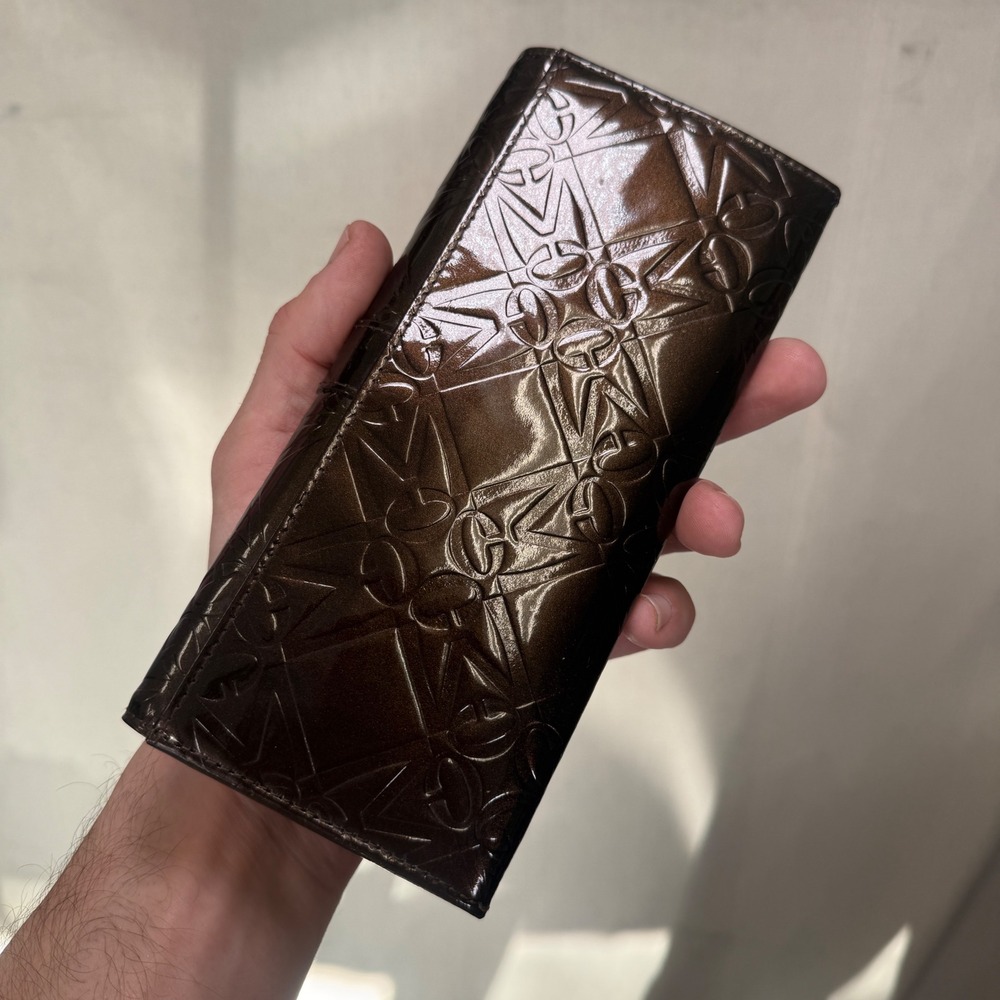 Margaret Howell Idea NWD Leather Long Zip-Around Wallet Cognac Tan‎ - Picture 4 of 14